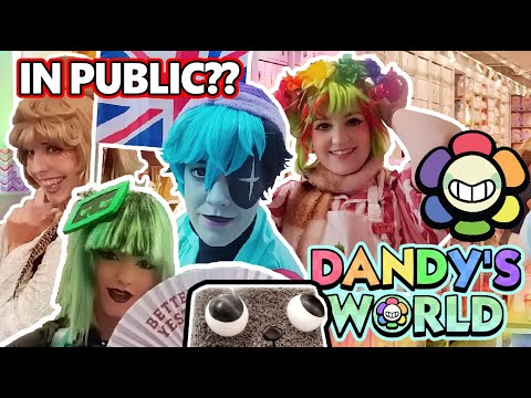 Cosplaying DANDY'S WORLD Mains in THE UK STREETS?