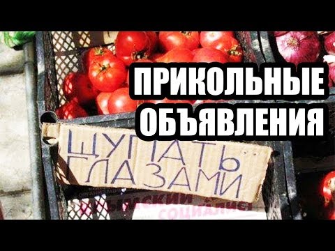 Прикольные вывески и объявления