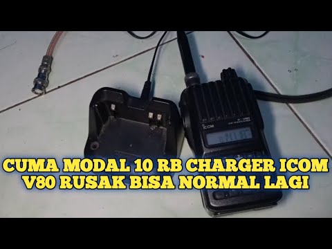 modip charger icom cukup 10rb sudah bisa di pake lagi