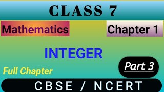 Download the video "Class -7th | Chapter -1-(Integer) | properties Of Integer | CBSE, NCERT | Maths (Part-3)"