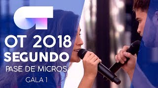 "VUELVO A VERTE" - JOAN GARRIDO y JULIA | Segundo pase de micros Gala 1 | OT 2018