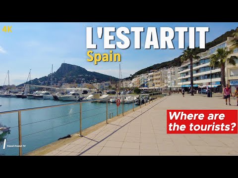 📍 Walk Through L’Estartit, Spain – A Peaceful 4K Loop | Where Are All the Tourists?
