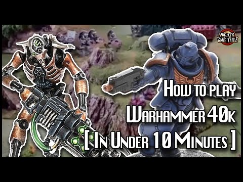 How to Play Warhammer 40k [In Under 10 Minutes]