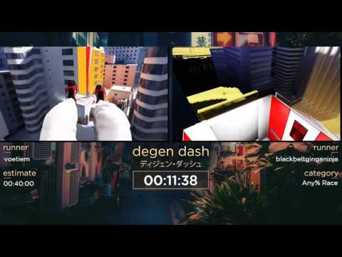 Mirror's Edge Any% Race by Voetiem & Blackbeltginganinja - Degen Dash