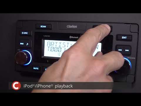 Clarion M608 Display and Controls Demo | Crutchfield Video