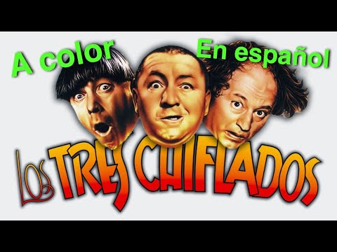 Lo mejor de Los Tres chiflados. A color. Audio Latino