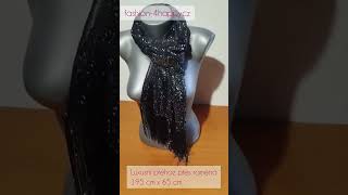 Yuwi šál přes ramena se sponou 33018052-2 černá