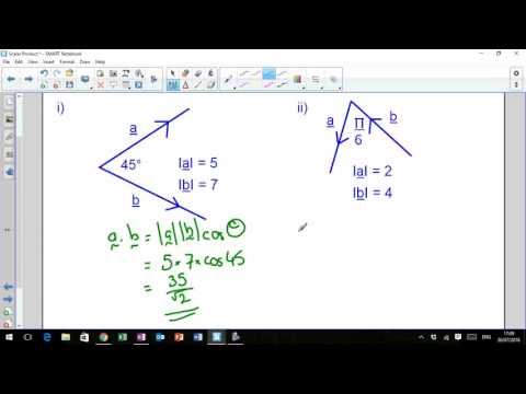 LHS HIgher Mathematics - Vectors 6 - Scalar Product