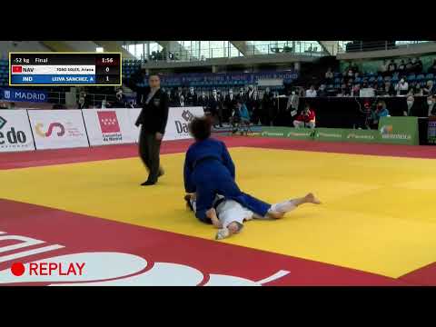 Campeonato de España Júnior (Final -52 kg, Ariane Toro vs Ayumi Leiva)