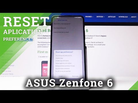 How to Reset App Preferences in ASUS Zenfone 6 – Restore App Defaults