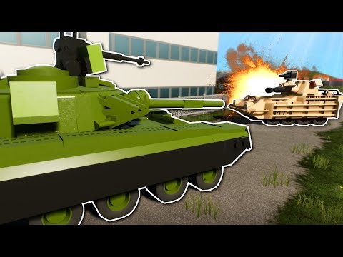 TANK BATTLE IN NEW CITY MAP! - Brick Rigs Multiplayer Gameplay - Lego Tank Battle