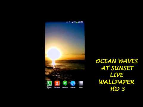 Ocean Waves Sunset Live HD 3 Video