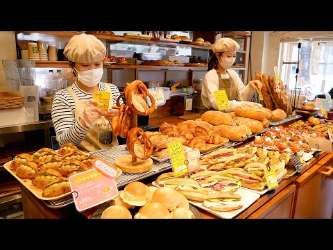 ¡100 panaderías famosas! ¡120 tipos de pan alineados en una tienda compacta! La popular panadería de Kioto "Koneruya"