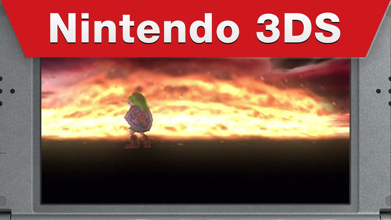 Imagem de divulgação de Majora’s Mask 3D retirada do trailer oficial de Nintendo of America