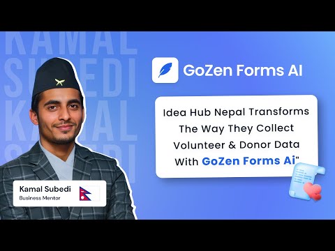 GoZen Forms Ai replaces Google Form