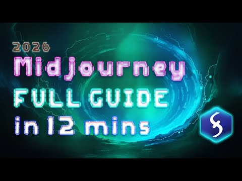 Midjourney - Tutorial for Beginners in 12 MINS! [ FULL GUIDE 2026 ]