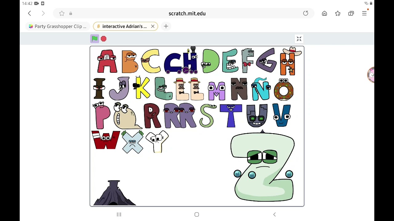 interactive Adrian's Spanish Alphabet Lore