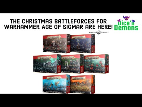 The Christmas Battleforces for Age of Sigmar are here!