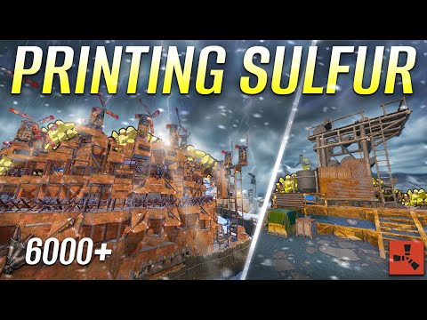 We PRINTED SULFUR to DELETE BASES ( a Rust Movie ) - Vital Monthly