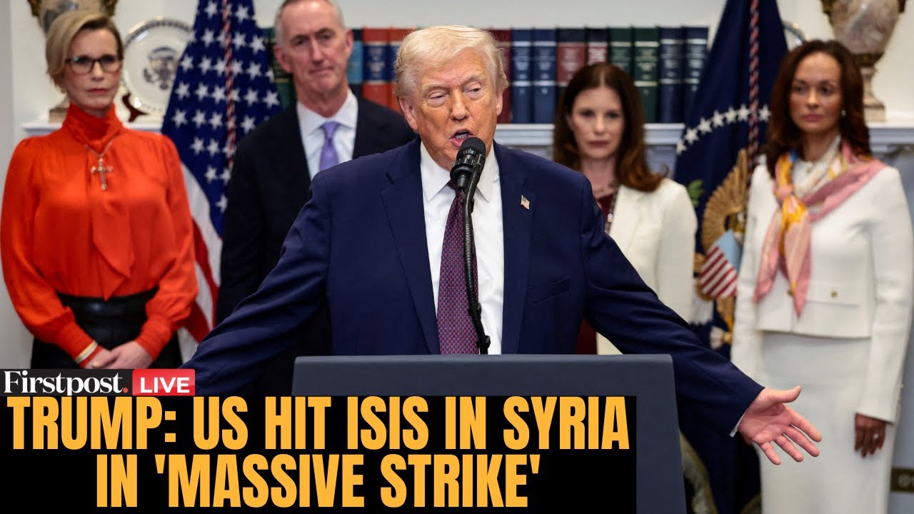 LIVE: Trump Says US Hit ISIS in Syria in ‘Massive Strike’ After Attack on Troops | N18G