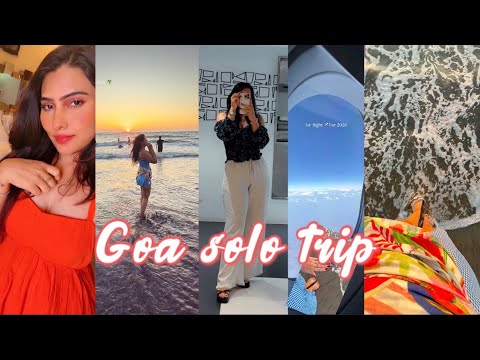 My first solo trip to Goa🌴🐬 | D vlog 
