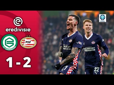 16. Auswärtssieg in Folge!  PSV baut Rekord weiter aus| FC Groningen - PSV Eindhoven