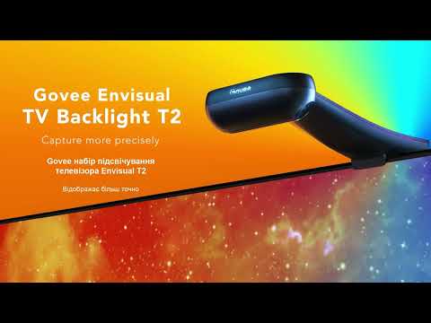 Светодиодная лента умная Govee H605C Envisual TV Backlight T2 with Dual Cameras 55-65` RGBIC, 3.6 м, Black (H605C311)