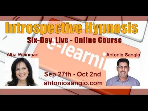 Antonio Sangio - Alba Weinman. Live-Online Introspective Hypnosis Course SEP 2020