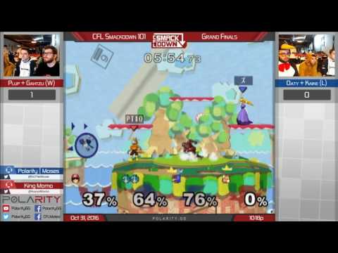 CFL Smackdown 101 Melee - Plup + Gahtzu vs Oaty + Kaike - Grand Finals