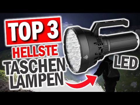 Beste HELLE TASCHENLAMPEN 2026 | Top 3 extrem helle Taschenlampen