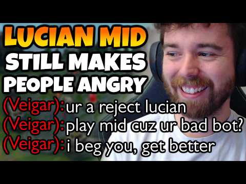 Lucian Mid still makes people SO MAD. (It's been years since he has been viable mid...)