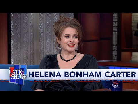 Helena Bonham Carter Spills The Tea To Stephen Colbert