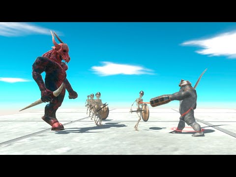 KOZAROG & SKELETON ARMY vs EVERY UNIT   Animal Revolt Battle Simulator