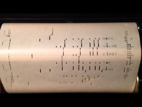 THE MUSIC GOES 'ROUND AND AROUND by Farley and Riley 4 Hand Player Piano Roll