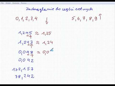 Dokończenie filmu p.t. Zaokrąglanie liczb
