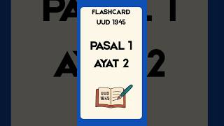 Download lagu Pasal 1 Ayat 2 | Uji Hafalan UUD1945 mu dengan FLASHCARD ini! #uud1945 #cpns #pasal1ayat2 mp3
