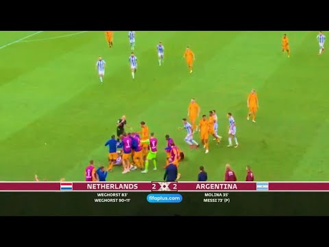 That's Why You Shouldn't Make Lionel Messi Angry At World Cup : Argentina vs Netherlands 2022