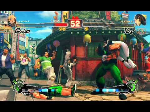 Omega Street Fighter IV battle: Gouken vs Yang