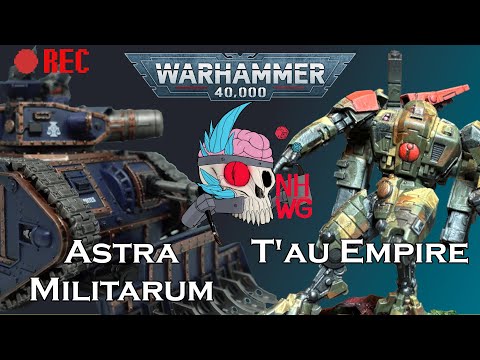 An Explosive Tanksgiving! : #imperialguard vs #tau , A Warhammer 40k Battle Report!