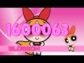 Numbers 0 To 4000000 Pink Digital Magic Universe Edition The Powerpuff Girls Style