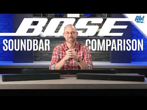 Bose Soundbar Comparison: TV Speaker vs Smart Soundbar vs Smart Ultra Soundbar