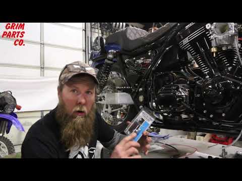 how to measure and fit brake lines on your Harley Davidson FXR, Dyna, Sporster