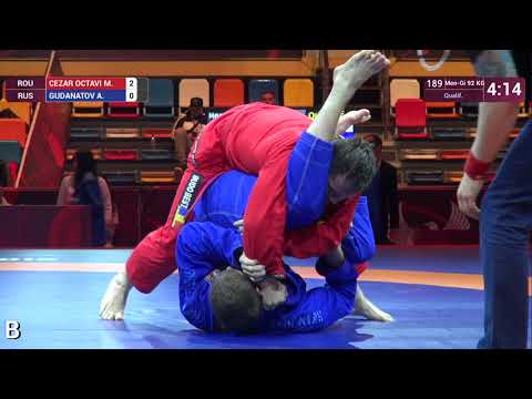 Qual. Men-Gi - 92 kg: M. CEZAR OCTAVI (ROU) v. A. GUDANATOV (RUS)