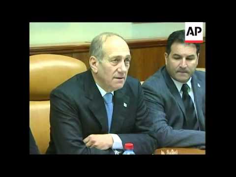 Israeli cabinet convenes for weekly meeting; comments