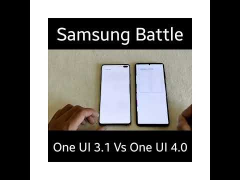 Samsung Galaxy One UI 3.1 Vs One UI 4.0
