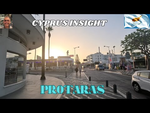 Pre Dinner Stroll Along Protaras Strip Cyprus.