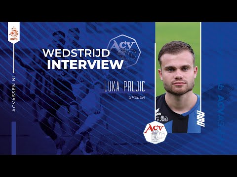 Interview Luka Prljić na afloop ACV - Sportlust '46