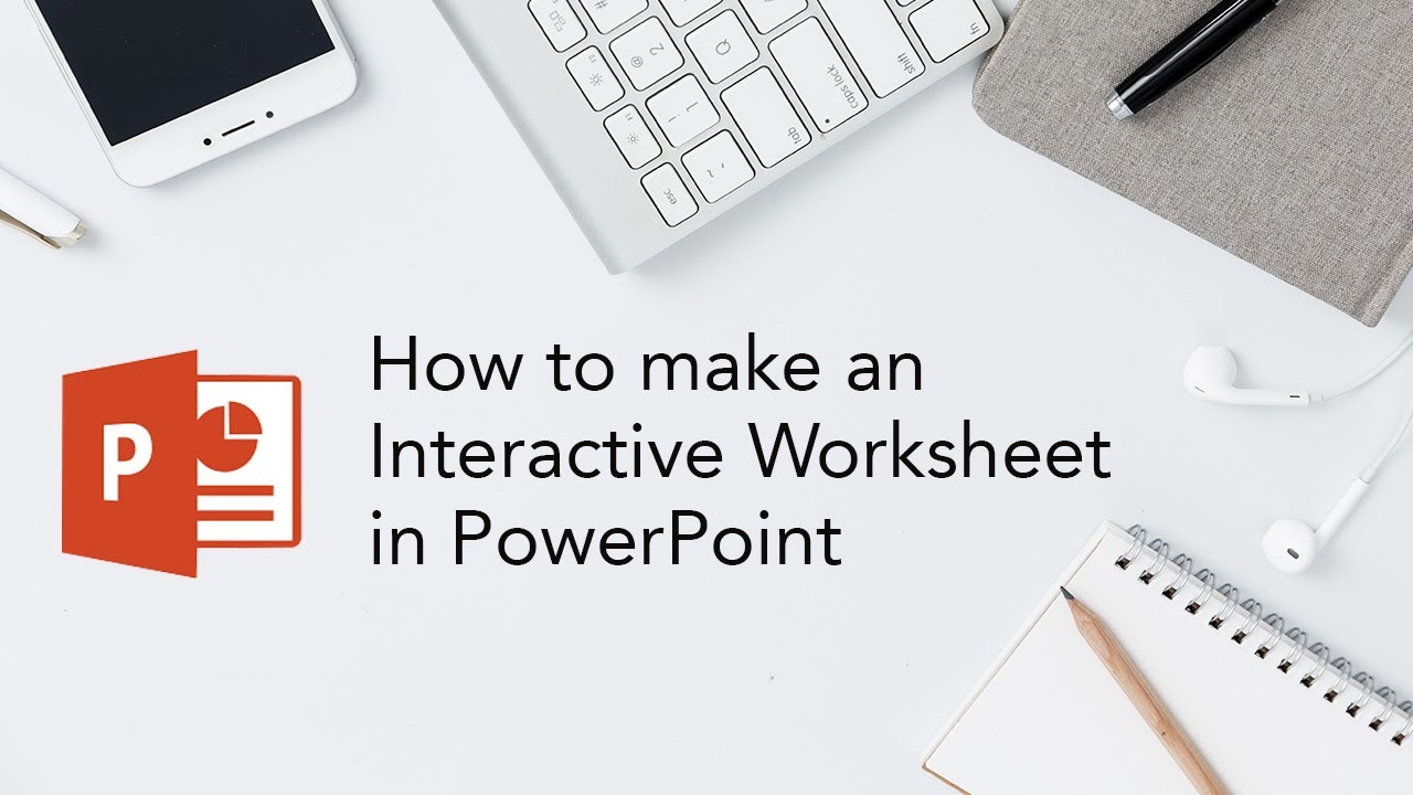 How to create Interactive Worksheets in Microsoft PowerPoint