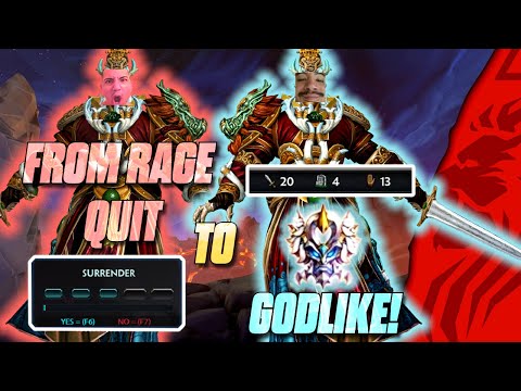 FROM RAGE QUIT TO GODLIKE! AO KUANG JUNGLE!