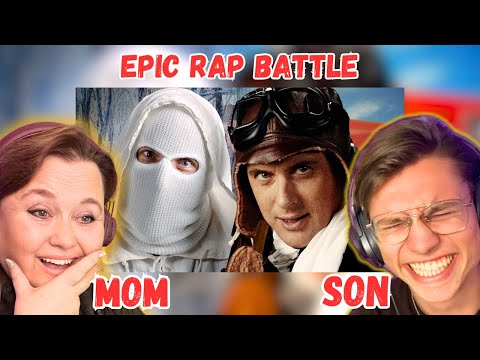 My MOM Reacts To Red Baron vs White Death [Epic Rap Battles of History]